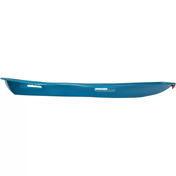 imageRetrospec Retrorider Plastic Snow Sled  Toboggan Style with Pull Rope ColdResistant Coating and Hard Bottom for Smooth Downhill Rides  Available in 35quot and 48quot Sizes for Kids and AdultsSnowy SpruceWintertide