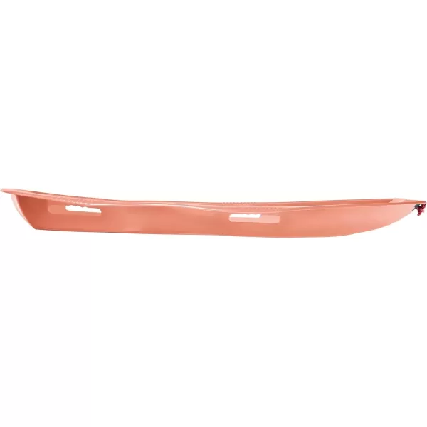 imageRetrospec Retrorider Plastic Snow Sled  Toboggan Style with Pull Rope ColdResistant Coating and Hard Bottom for Smooth Downhill Rides  Available in 35quot and 48quot Sizes for Kids and AdultsPolar PinkWintertide
