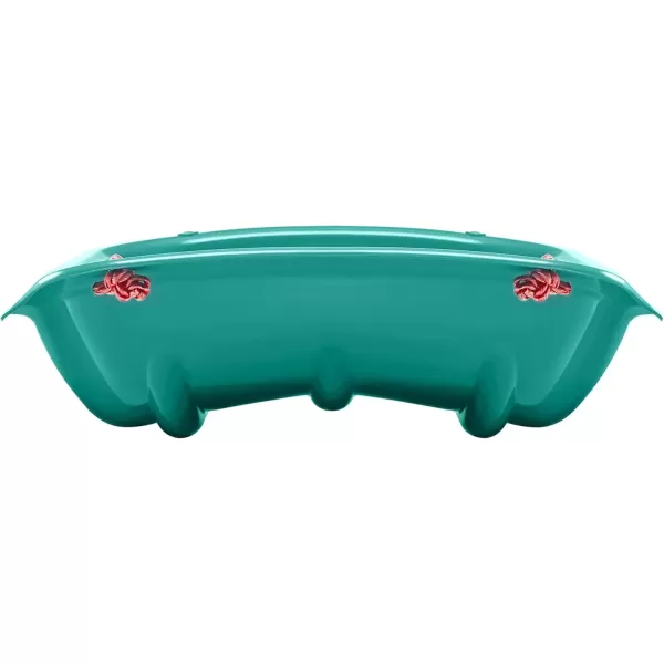 imageRetrospec Retrorider Plastic Snow Sled  Toboggan Style with Pull Rope ColdResistant Coating and Hard Bottom for Smooth Downhill Rides  Available in 35quot and 48quot Sizes for Kids and AdultsPolar PinkWintertide