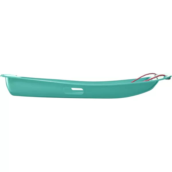 imageRetrospec Retrorider Plastic Snow Sled  Toboggan Style with Pull Rope ColdResistant Coating and Hard Bottom for Smooth Downhill Rides  Available in 35quot and 48quot Sizes for Kids and AdultsWintertide