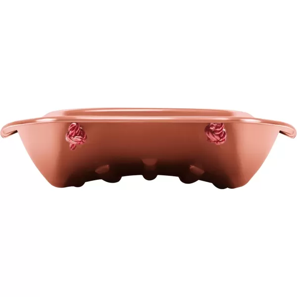 imageRetrospec Retrorider Plastic Snow Sled  Toboggan Style with Pull Rope ColdResistant Coating and Hard Bottom for Smooth Downhill Rides  Available in 35quot and 48quot Sizes for Kids and AdultsPolar Pink