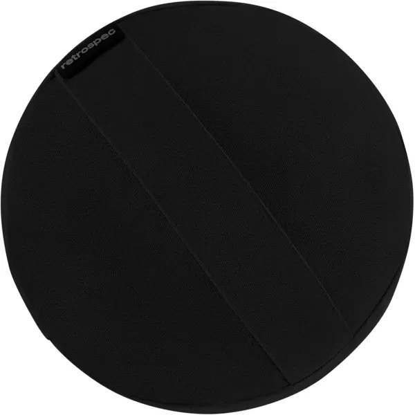imageRetrospec Retrospec Sequoia Yoga Bolster Pillow  Meditation Cushion for Yoga Practices  Includes Machine Washable 100 Cotton Cover ampamp Durable Carry HandleBlack