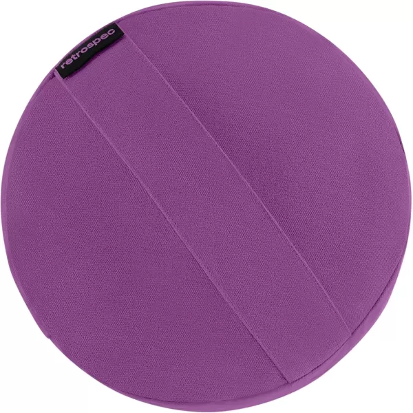 imageRetrospec Retrospec Sequoia Yoga Bolster Pillow  Meditation Cushion for Yoga Practices  Includes Machine Washable 100 Cotton Cover ampamp Durable Carry HandleMulberry