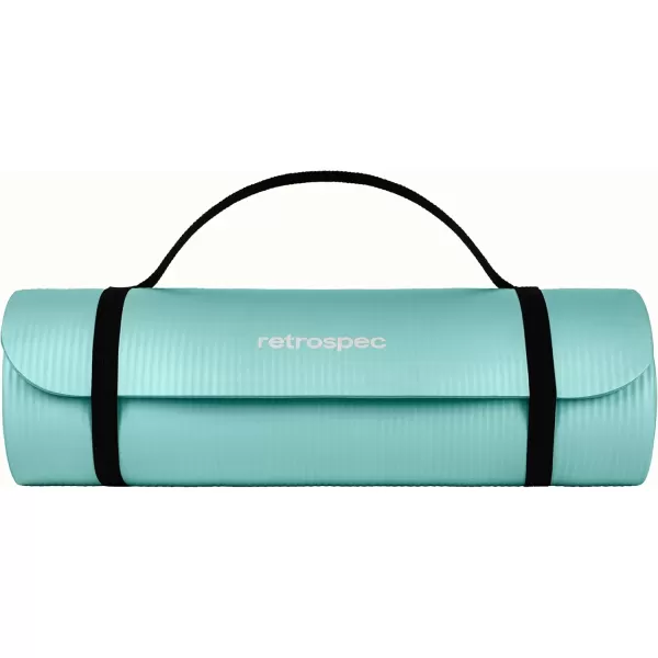 imageRetrospec Solana 1 inch Yoga MatBlue Lagoon