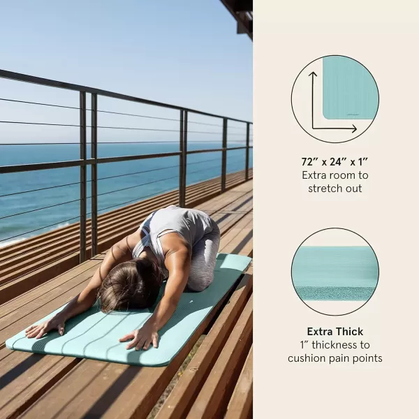imageRetrospec Solana 1 inch Yoga MatBlue Ridge