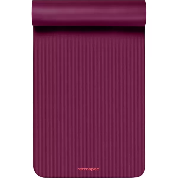 imageRetrospec Solana 1 inch Yoga MatBoysenberry