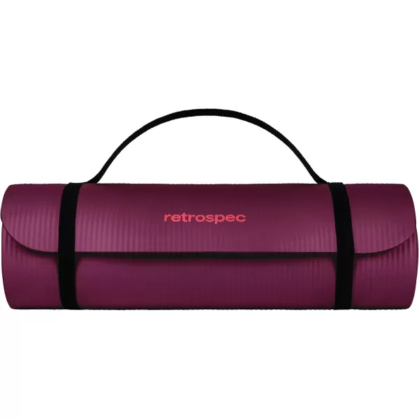 imageRetrospec Solana 1 inch Yoga MatBoysenberry