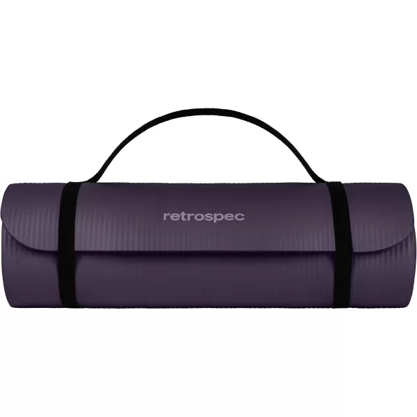 imageRetrospec Solana 1 inch Yoga MatEggplant