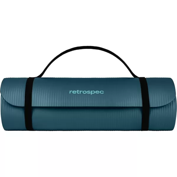 imageRetrospec Solana 1 inch Yoga MatOcean Blue