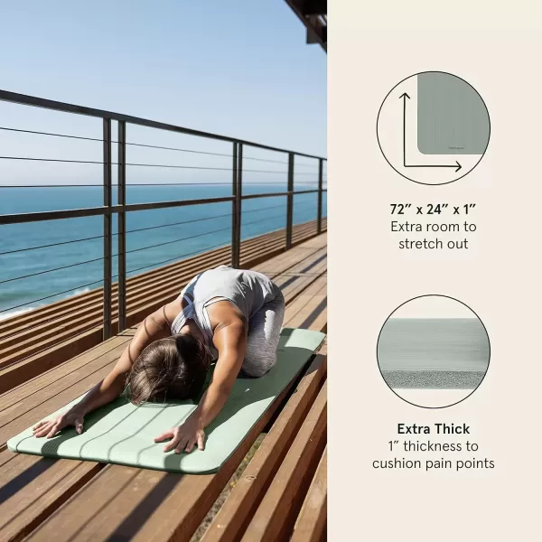 imageRetrospec Solana 1 inch Yoga MatSage