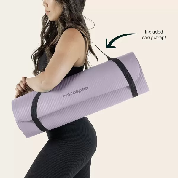 imageRetrospec Solana 1 inch Yoga MatViolet Haze