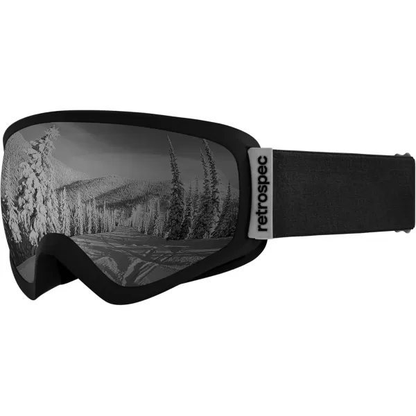 imageRetrospec UnisexYouth Dipper Kids GogglesMatte BlackStone