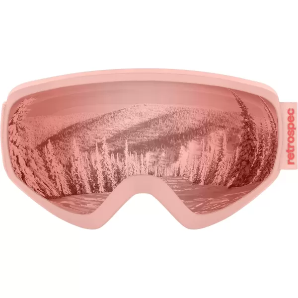 imageRetrospec UnisexYouth Dipper Kids GogglesMatte BlushRuby