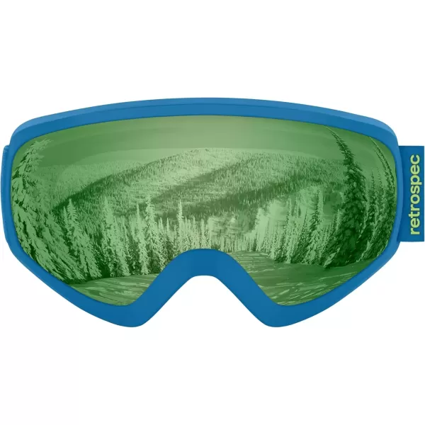 imageRetrospec UnisexYouth Dipper Kids GogglesMatte Brash BluePeridot