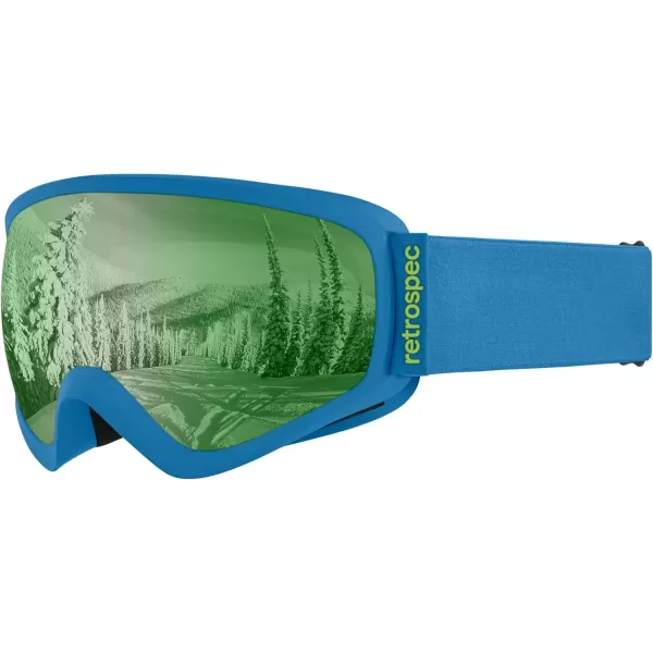 imageRetrospec UnisexYouth Dipper Kids GogglesMatte Brash BluePeridot