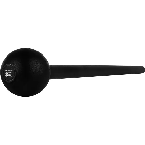 imageRevolve Steel Macebell for Strength Training Rehabilitation Stretching Conditioning and Rotational Training  5 7 10 15 20 30lb Options for Women ampamp MenMatte Black