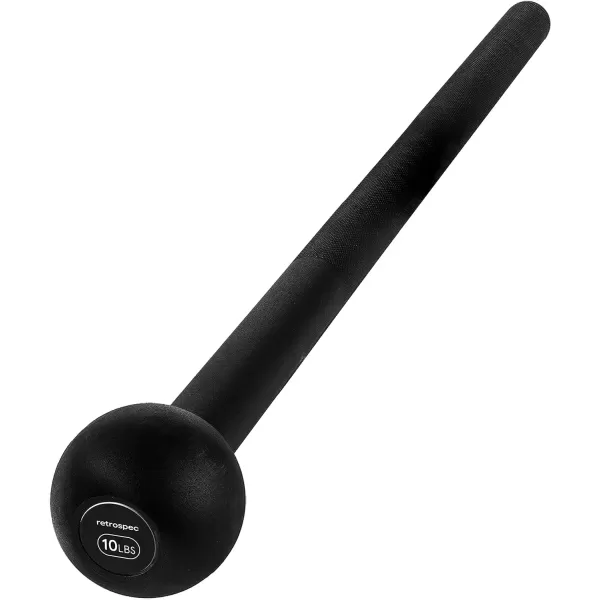 imageRevolve Steel Macebell for Strength Training Rehabilitation Stretching Conditioning and Rotational Training  5 7 10 15 20 30lb Options for Women ampamp MenMatte Black