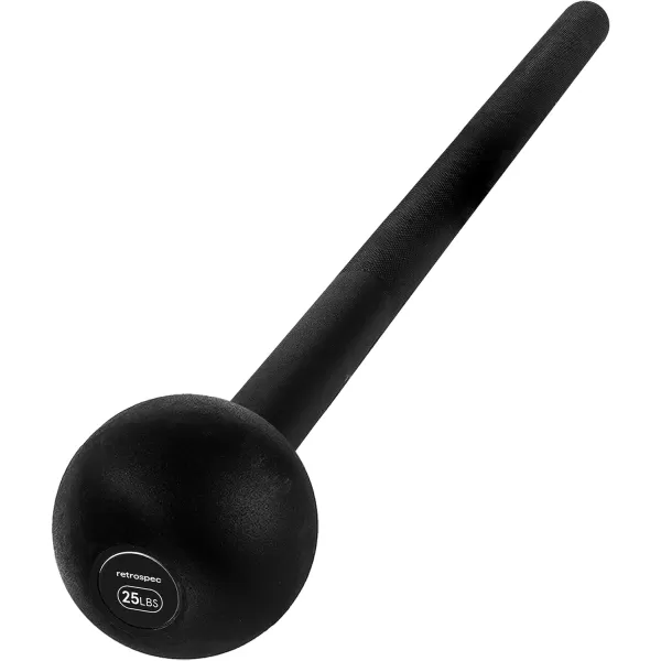imageRevolve Steel Macebell for Strength Training Rehabilitation Stretching Conditioning and Rotational Training  5 7 10 15 20 30lb Options for Women ampamp MenMatte Black