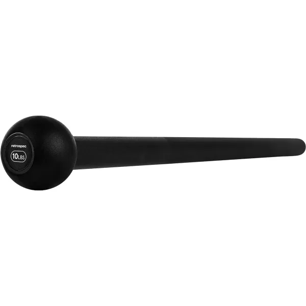 imageRevolve Steel Macebell for Strength Training Rehabilitation Stretching Conditioning and Rotational Training  5 7 10 15 20 30lb Options for Women ampamp MenMatte Black