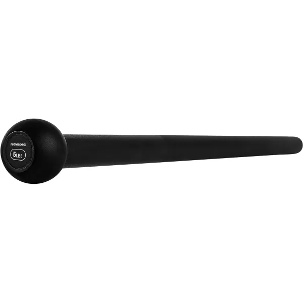 imageRevolve Steel Macebell for Strength Training Rehabilitation Stretching Conditioning and Rotational Training  5 7 10 15 20 30lb Options for Women ampamp MenMatte Black