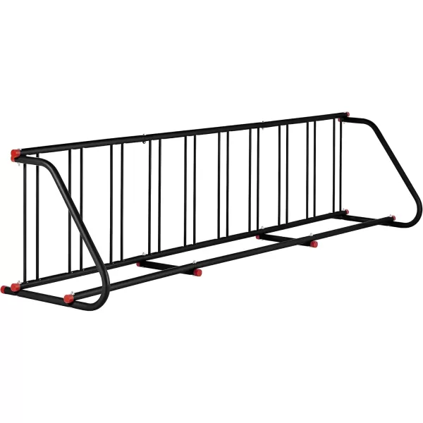 imageRetrospec Commercial Grid Bike Rack  Single ampamp Double Sided  Bicycle Storage Stand for Garages Stores Schools ampamp Universities Power Coated SteelBlack