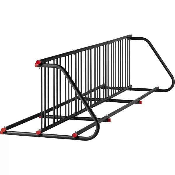 imageRetrospec Commercial Grid Bike Rack  Single ampamp Double Sided  Bicycle Storage Stand for Garages Stores Schools ampamp Universities Power Coated SteelBlack