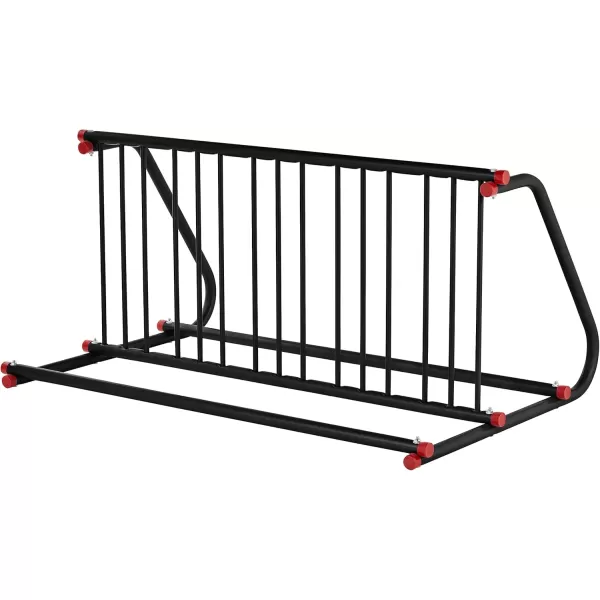 imageRetrospec Commercial Grid Bike Rack  Single ampamp Double Sided  Bicycle Storage Stand for Garages Stores Schools ampamp Universities Power Coated SteelBlack
