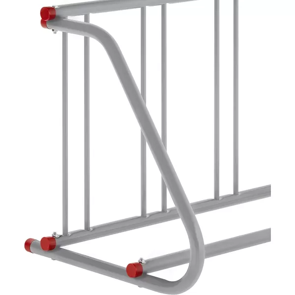 imageRetrospec Commercial Grid Bike Rack  Single ampamp Double Sided  Bicycle Storage Stand for Garages Stores Schools ampamp Universities Power Coated SteelSilver