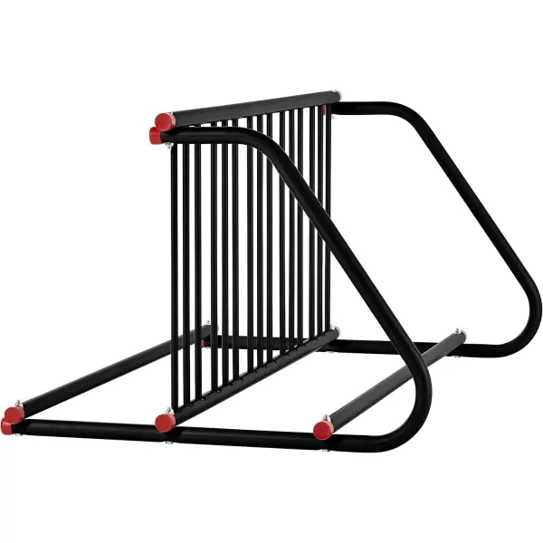 imageRetrospec Commercial Grid Bike Rack  Single ampamp Double Sided  Bicycle Storage Stand for Garages Stores Schools ampamp Universities Power Coated SteelBlack