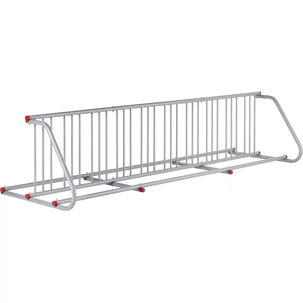 imageRetrospec Commercial Grid Bike Rack  Single ampamp Double Sided  Bicycle Storage Stand for Garages Stores Schools ampamp Universities Power Coated SteelSilver
