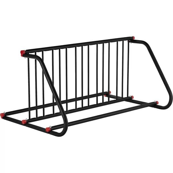 imageRetrospec Commercial Grid Bike Rack  Single ampamp Double Sided  Bicycle Storage Stand for Garages Stores Schools ampamp Universities Power Coated SteelBlack