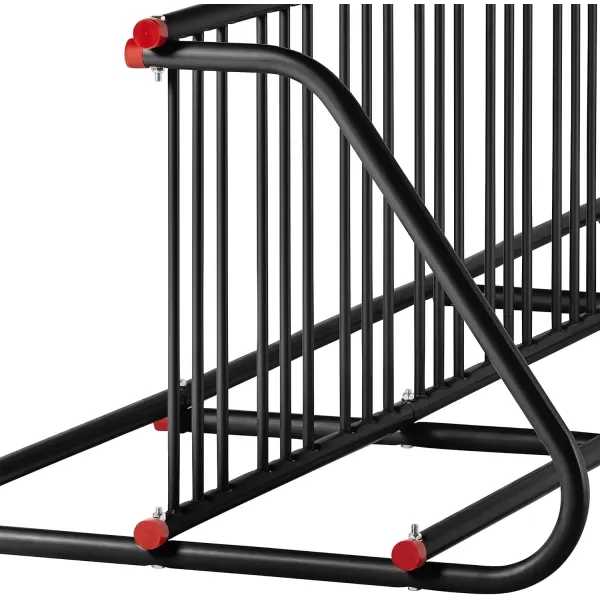 imageRetrospec Commercial Grid Bike Rack  Single ampamp Double Sided  Bicycle Storage Stand for Garages Stores Schools ampamp Universities Power Coated SteelBlack