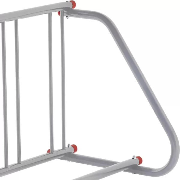 imageRetrospec Commercial Grid Bike Rack  Single ampamp Double Sided  Bicycle Storage Stand for Garages Stores Schools ampamp Universities Power Coated SteelSilver