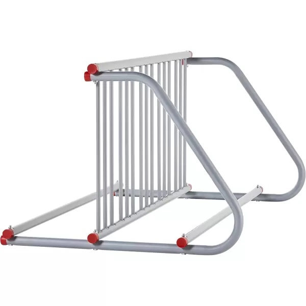 imageRetrospec Commercial Grid Bike Rack  Single ampamp Double Sided  Bicycle Storage Stand for Garages Stores Schools ampamp Universities Power Coated SteelSilver
