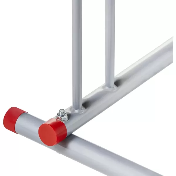 imageRetrospec Commercial Grid Bike Rack  Single ampamp Double Sided  Bicycle Storage Stand for Garages Stores Schools ampamp Universities Power Coated SteelSilver