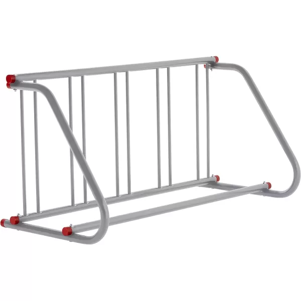 imageRetrospec Commercial Grid Bike Rack  Single ampamp Double Sided  Bicycle Storage Stand for Garages Stores Schools ampamp Universities Power Coated SteelSilver