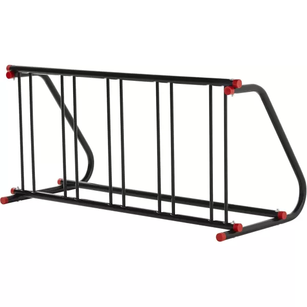 imageRetrospec Commercial Grid Bike Rack  Single ampamp Double Sided  Bicycle Storage Stand for Garages Stores Schools ampamp Universities Power Coated SteelBlack