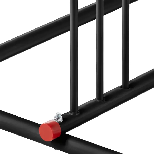 imageRetrospec Commercial Grid Bike Rack  Single ampamp Double Sided  Bicycle Storage Stand for Garages Stores Schools ampamp Universities Power Coated SteelBlack