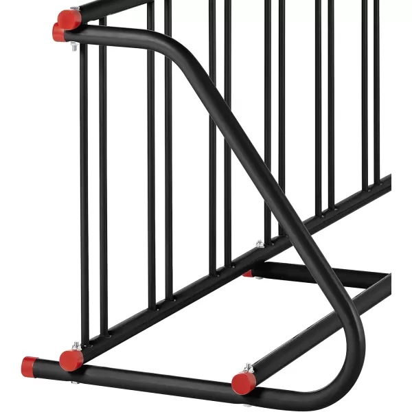 imageRetrospec Commercial Grid Bike Rack  Single ampamp Double Sided  Bicycle Storage Stand for Garages Stores Schools ampamp Universities Power Coated SteelBlack