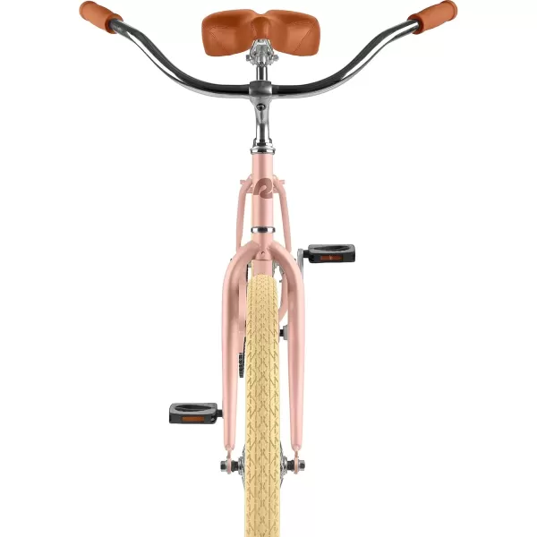 imageRetrospec Chatham 20 ampamp 24 Kids Beach Cruiser Bike 20 or 24inch Wheel Childrens Bicycle for 68 and 811 Year Old Girls and Boys with Coaster Brake Adjustable Seat and HandlebarsBlush