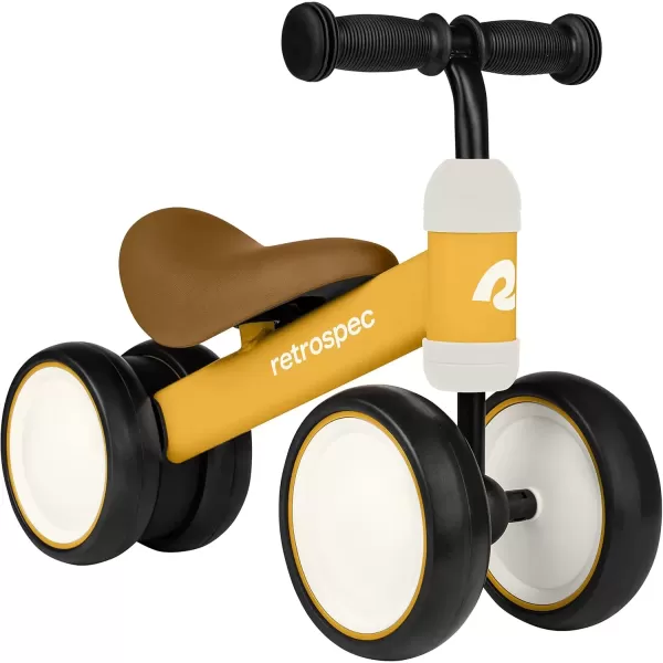 imageRetrospec Cricket Baby Walker 4Wheel Balance Bike for Ages 1224 Months Toddlers  First Birthday Gift  Toddler Bicycle Toy for 1 Year Olds  Ride On Toys for Boys ampamp GirlsSunflower