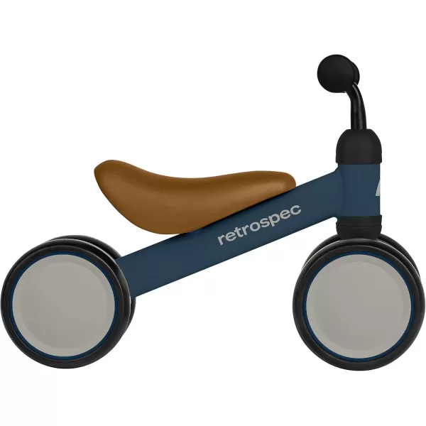 imageRetrospec Cricket Baby Walker 4Wheel Balance Bike for Ages 1224 Months Toddlers  First Birthday Gift  Toddler Bicycle Toy for 1 Year Olds  Ride On Toys for Boys ampamp GirlsNavy