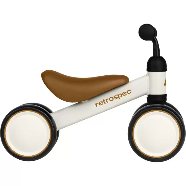 imageRetrospec Cricket Baby Walker 4Wheel Balance Bike for Ages 1224 Months Toddlers  First Birthday Gift  Toddler Bicycle Toy for 1 Year Olds  Ride On Toys for Boys ampamp GirlsEggshell