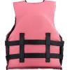 imageRetrospec Bobbin Life Vest for Kids Lightweight Durable Coast Guard Approved Life Vests for Kids Youth and Infants 3090 lbsPink Lemonade