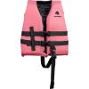 imageRetrospec Bobbin Life Vest for Kids Lightweight Durable Coast Guard Approved Life Vests for Kids Youth and Infants 3090 lbsPink Lemonade
