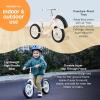 imageRetrospec Cub Toddler 12quot Balance Bike 18 Months  3 Years Old No Pedal Beginner Kids Bicycle for Girls ampamp Boys FlatFree Tires Adjustable Seat ampamp Durable FrameBlush