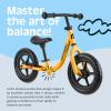 imageRetrospec Cub Toddler 12quot Balance Bike 18 Months  3 Years Old No Pedal Beginner Kids Bicycle for Girls ampamp Boys FlatFree Tires Adjustable Seat ampamp Durable FrameSaffron