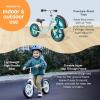 imageRetrospec Cub Toddler 12quot Balance Bike 18 Months  3 Years Old No Pedal Beginner Kids Bicycle for Girls ampamp Boys FlatFree Tires Adjustable Seat ampamp Durable FramePowder Blue