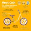 imageRetrospec Cub Toddler 12quot Balance Bike 18 Months  3 Years Old No Pedal Beginner Kids Bicycle for Girls ampamp Boys FlatFree Tires Adjustable Seat ampamp Durable FrameSunflower