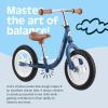 imageRetrospec Cub Toddler 12quot Balance Bike 18 Months  3 Years Old No Pedal Beginner Kids Bicycle for Girls ampamp Boys FlatFree Tires Adjustable Seat ampamp Durable FrameNavy